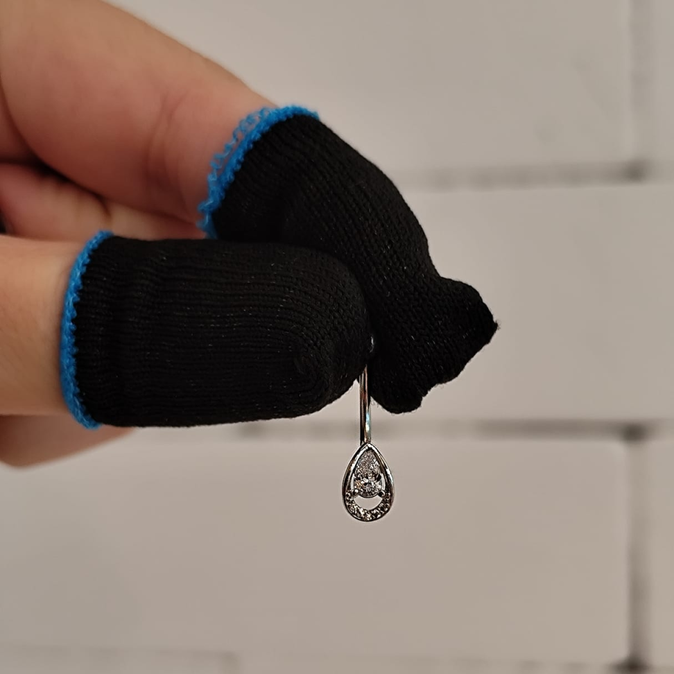 Piercing Umbigo Gota Modern Zircônias