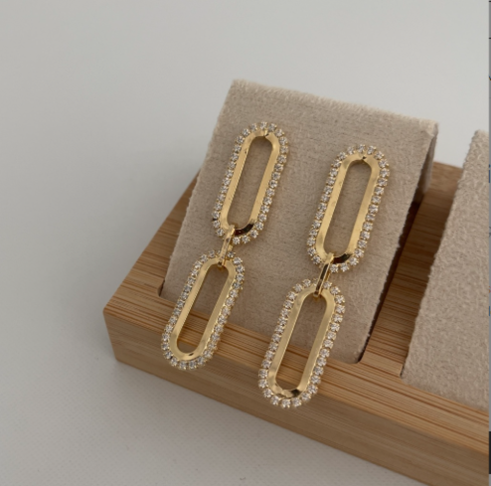 Brinco Chain Zircônia