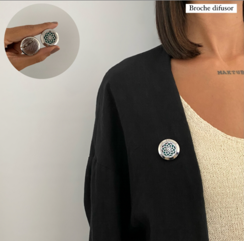 Broche Difusor Flor de Lótus