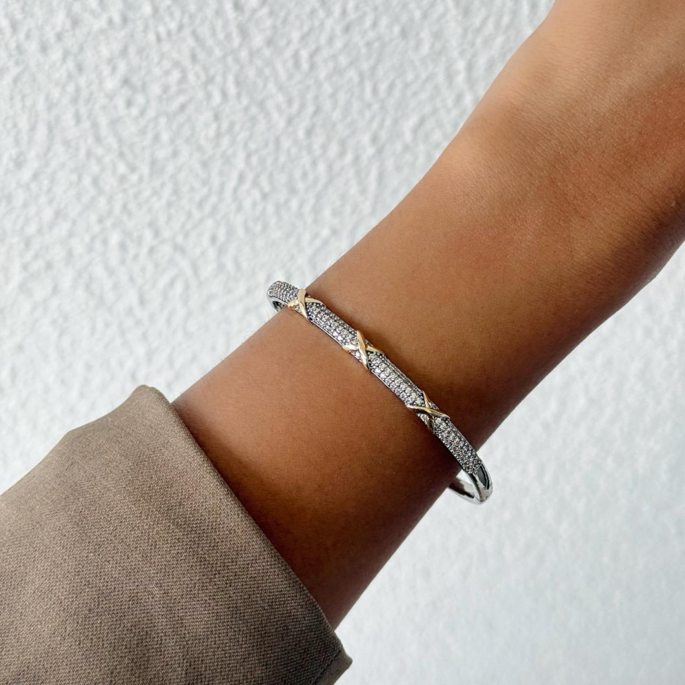 Bracelete Inspiração TF Cravejado