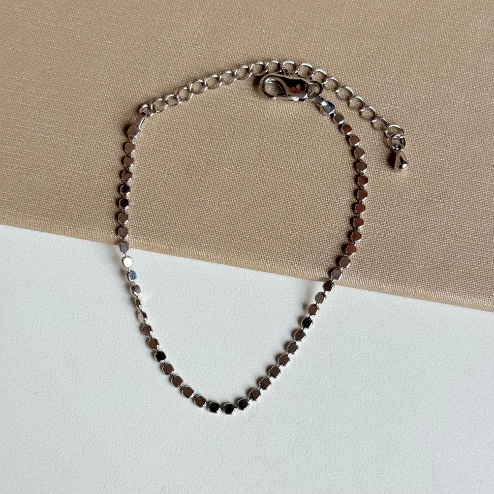 Pulseira Bolinhas Diamantadas