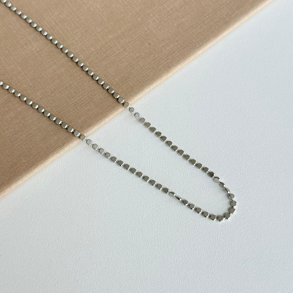 Colar Bolinhas Diamantadas