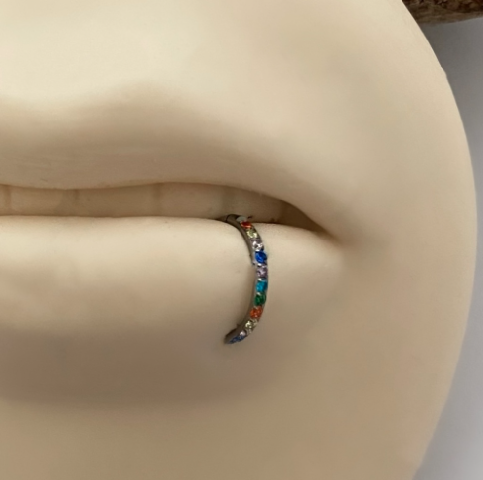 Piercing Argola Segmentada Colors | Titânio