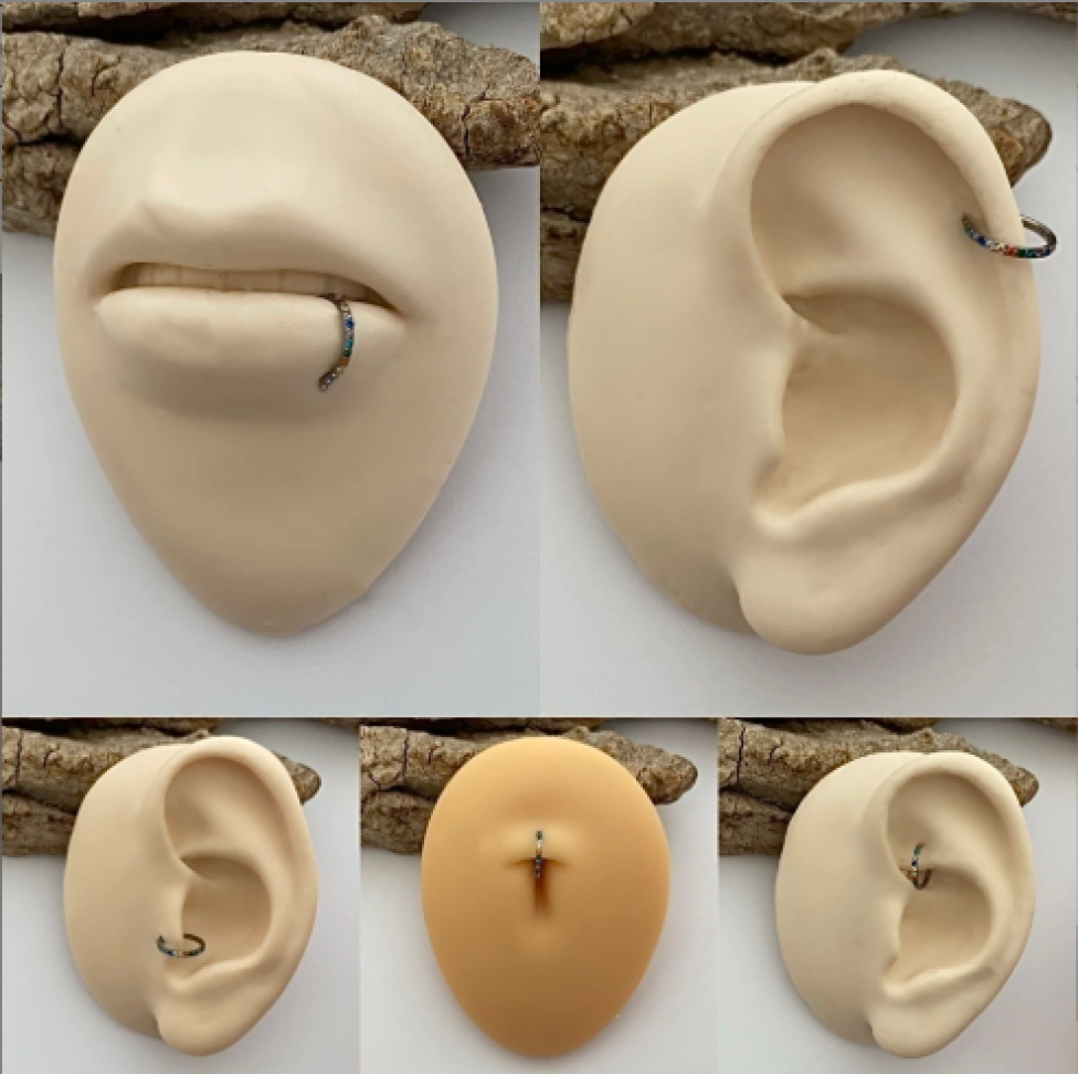 Piercing Argola Segmentada Colors | Titânio