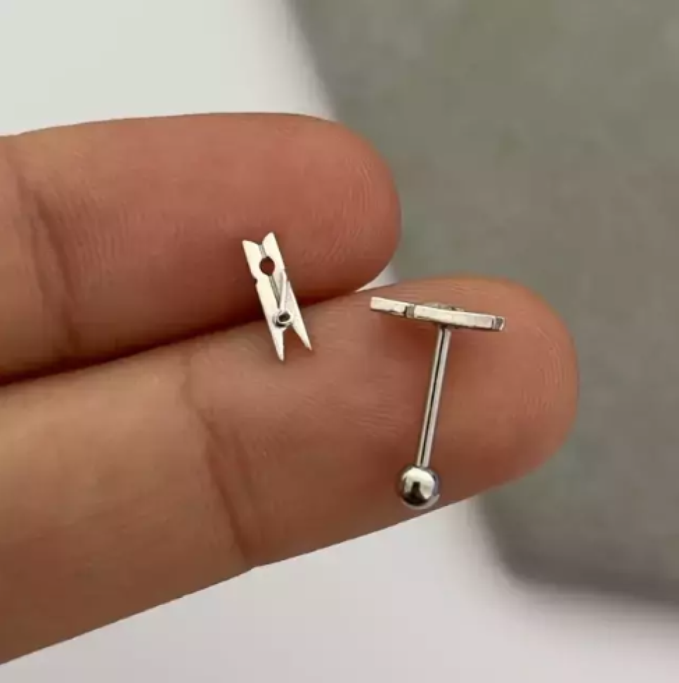 Piercing Prendedor | Topo Prata 925