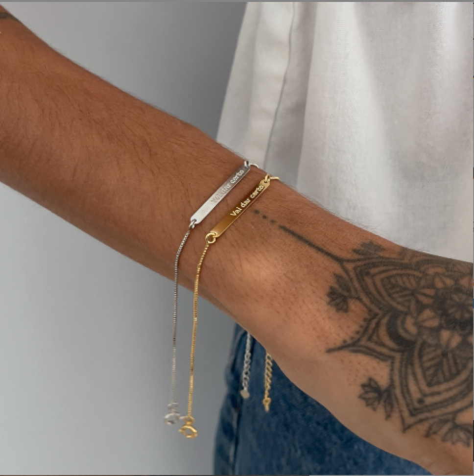 Pulseira Placa Vai dar Certo