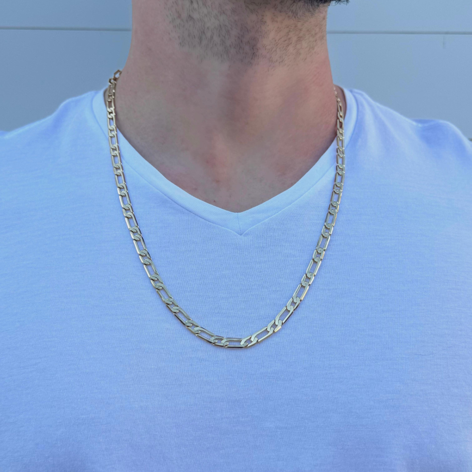 Colar Masculino 60cm Elo 1x1 Maxi