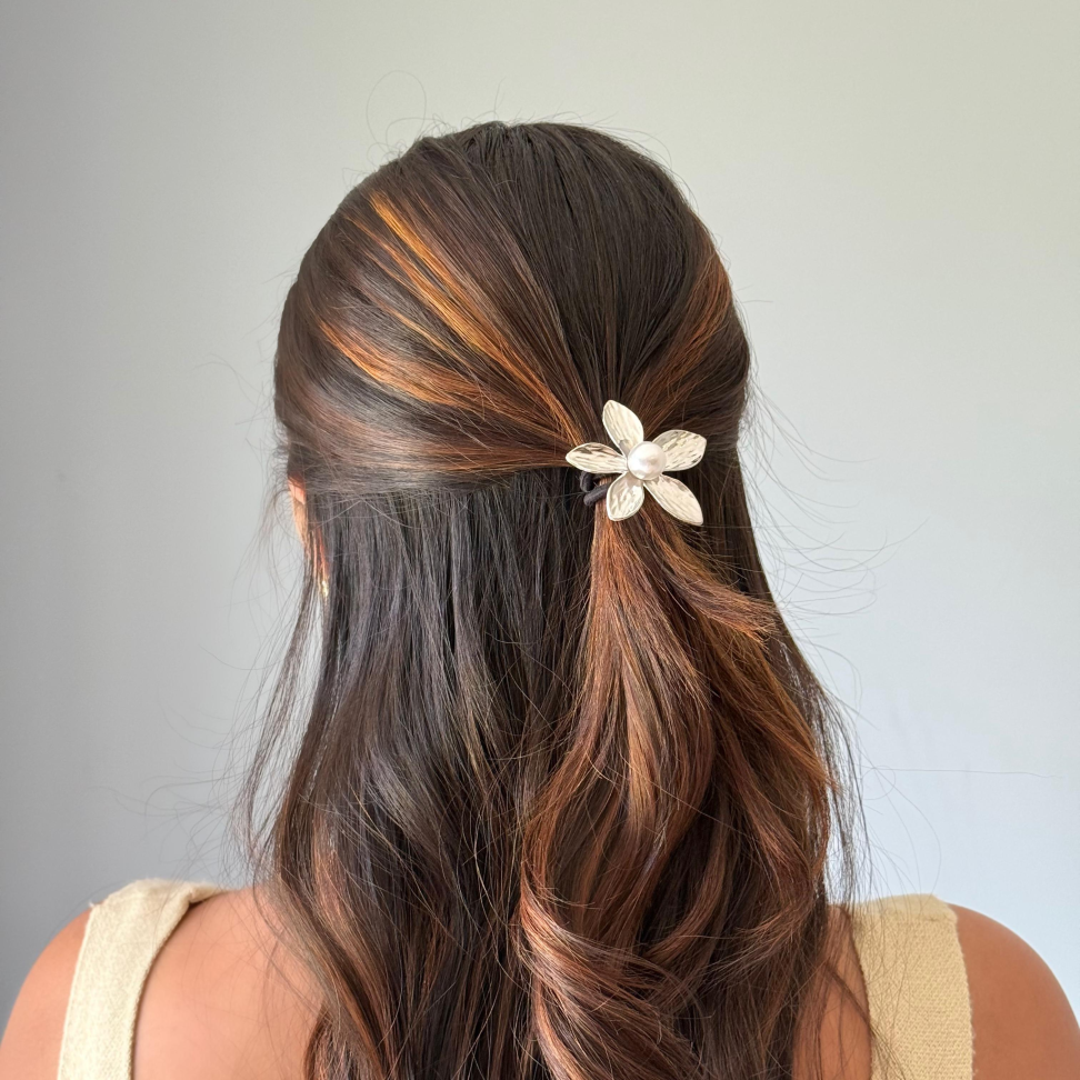 Lacinho Com Flor Orgânica