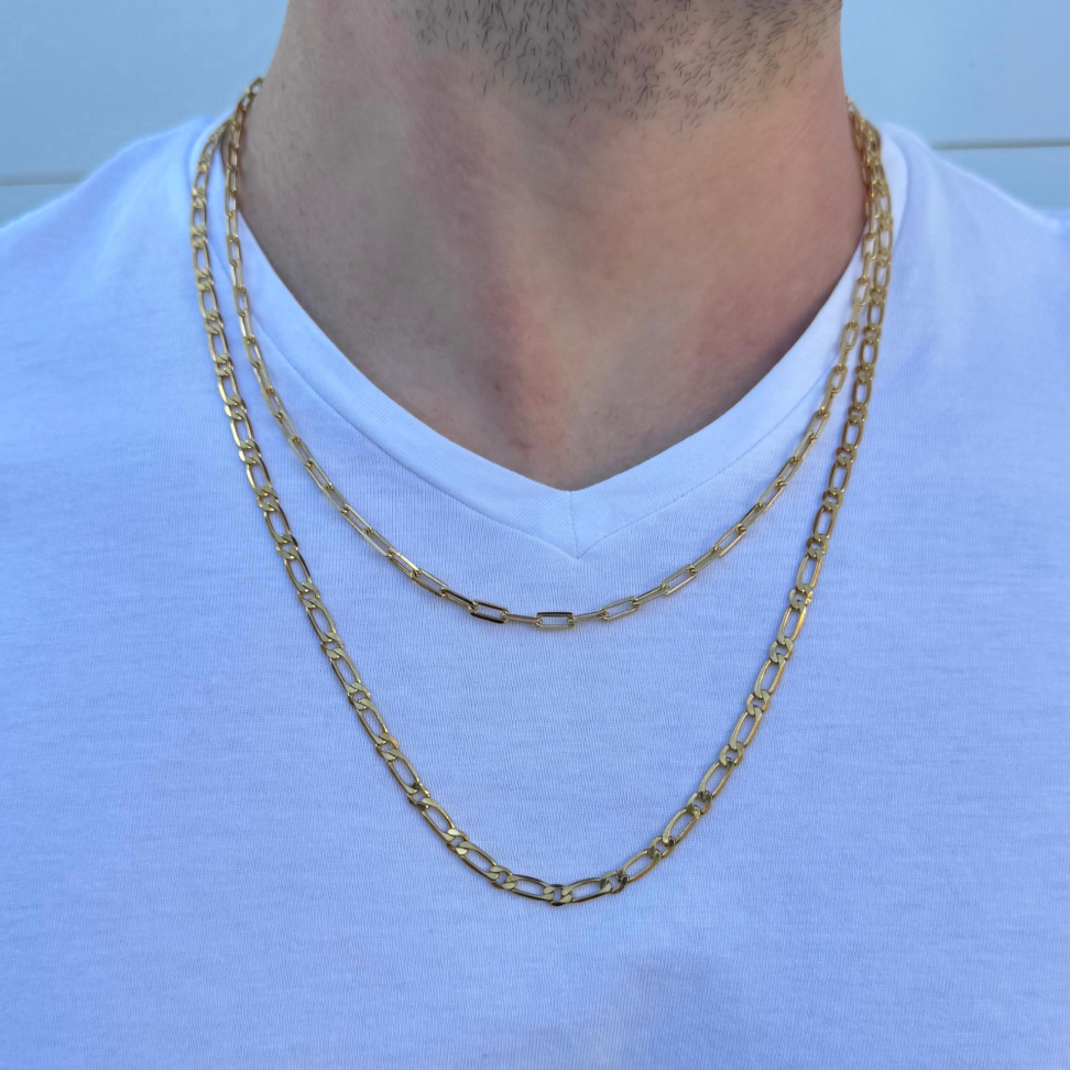 Colar Masculino 60cm Elo Cartier Petit