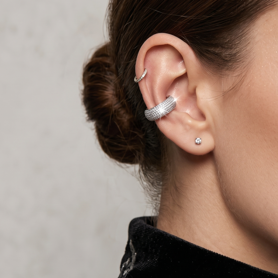Piercing Fake Maxi Zircônias