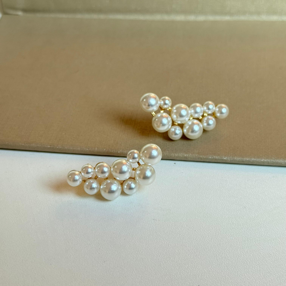 Brinco Ear Cuff Pérolas