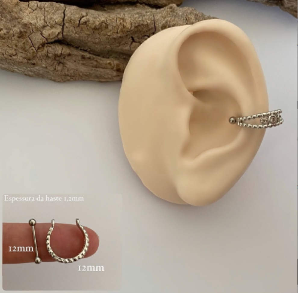 Piercing Conch Bolinhas Trinity - #4