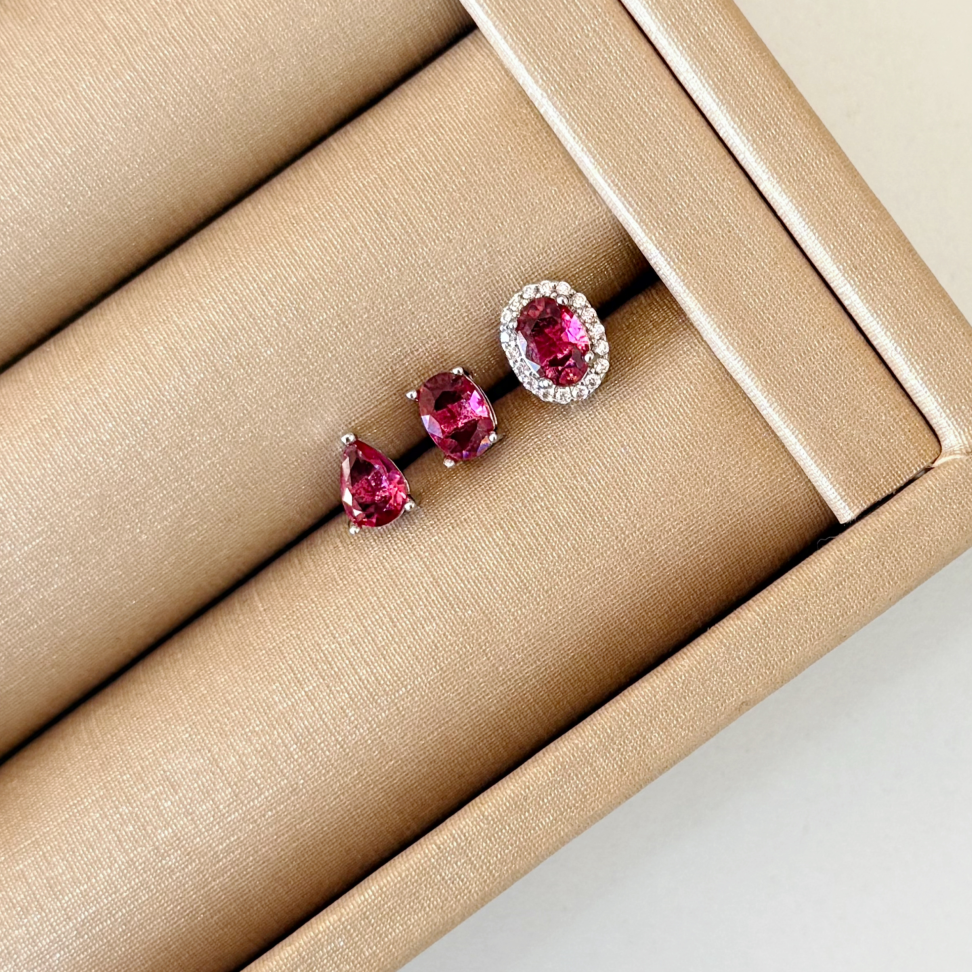 Brinco Trio Oval Colors - #4