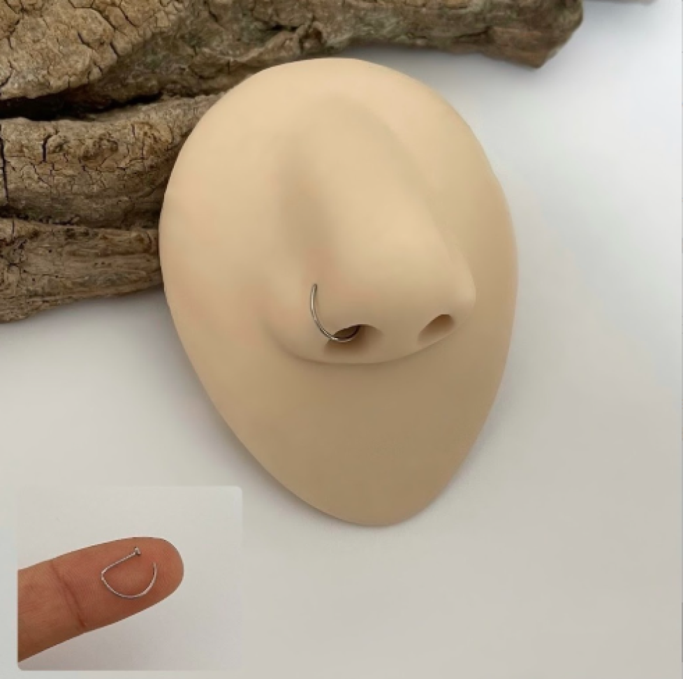 Piercing Nostril D-Ring