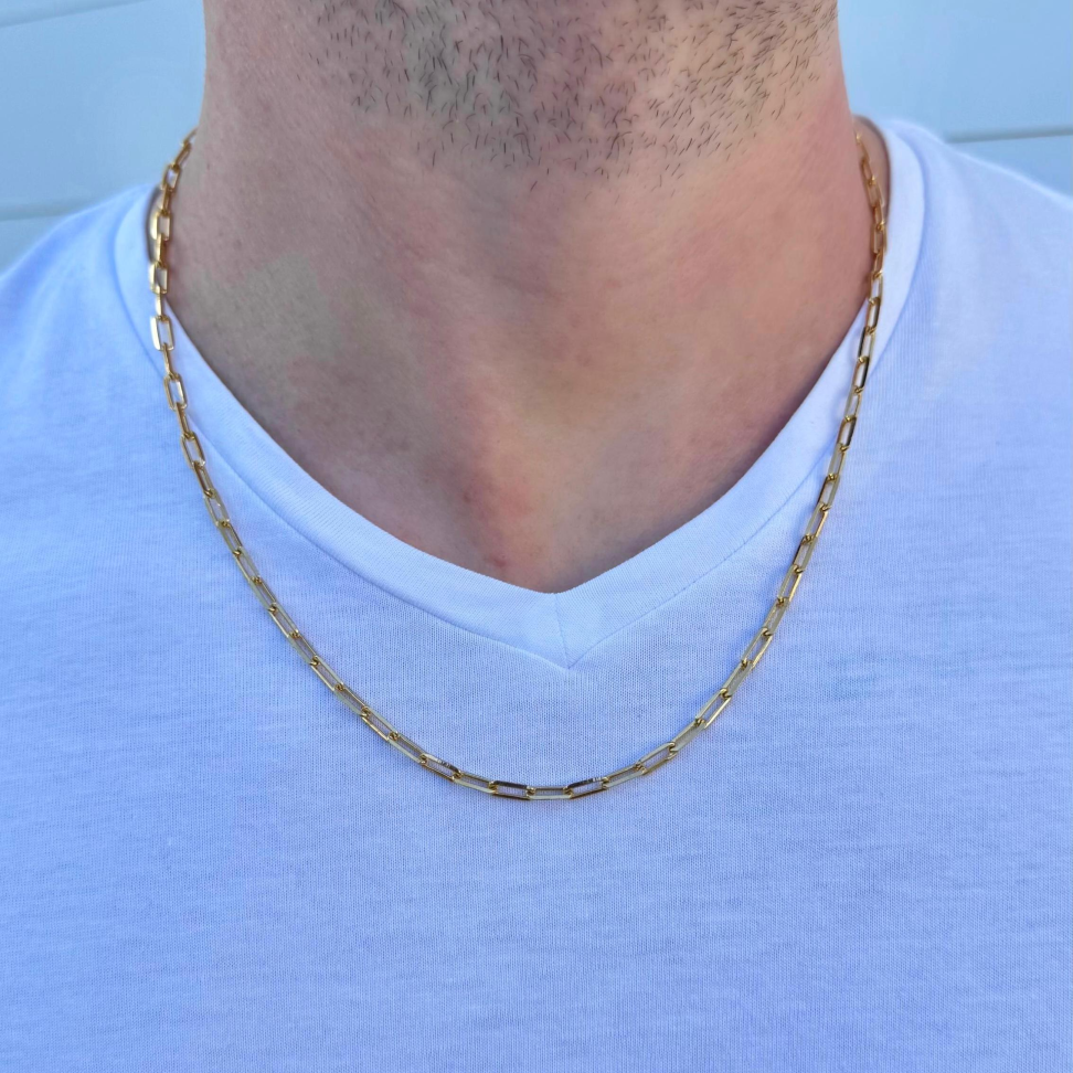 Colar Masculino 60cm Elo Cartier Petit