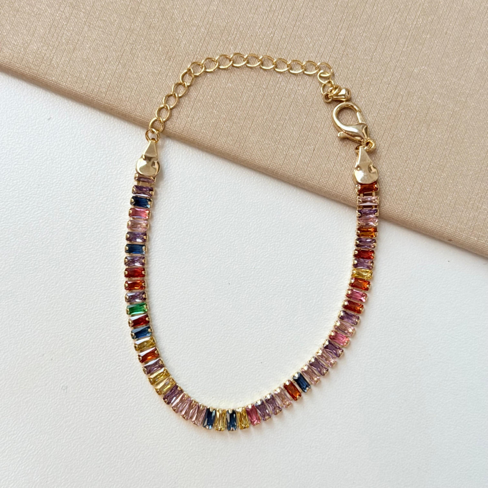 Pulseira Riviera Baguete Colors