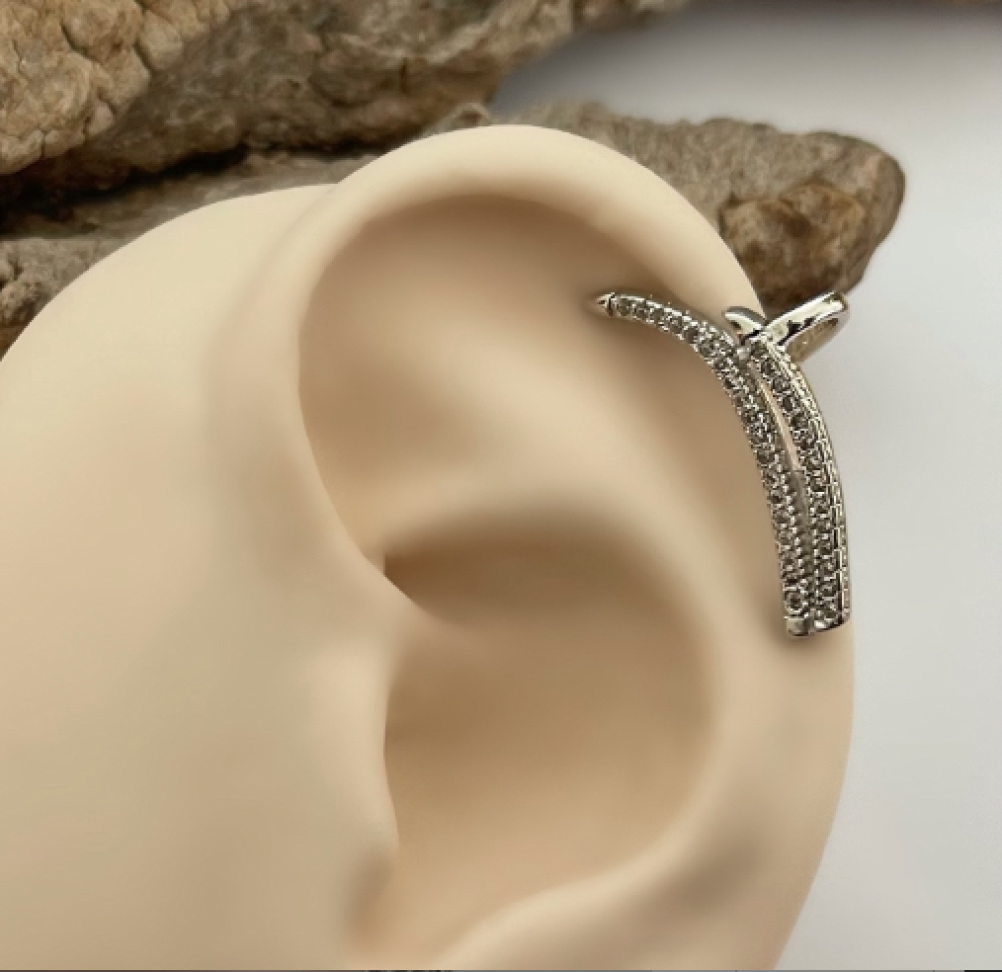 Piercing Fake Earcuff Assimétrico