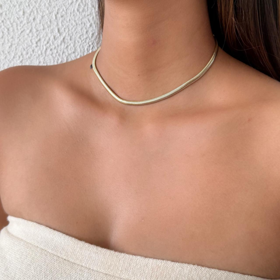 Colar Choker Malha | 4mm