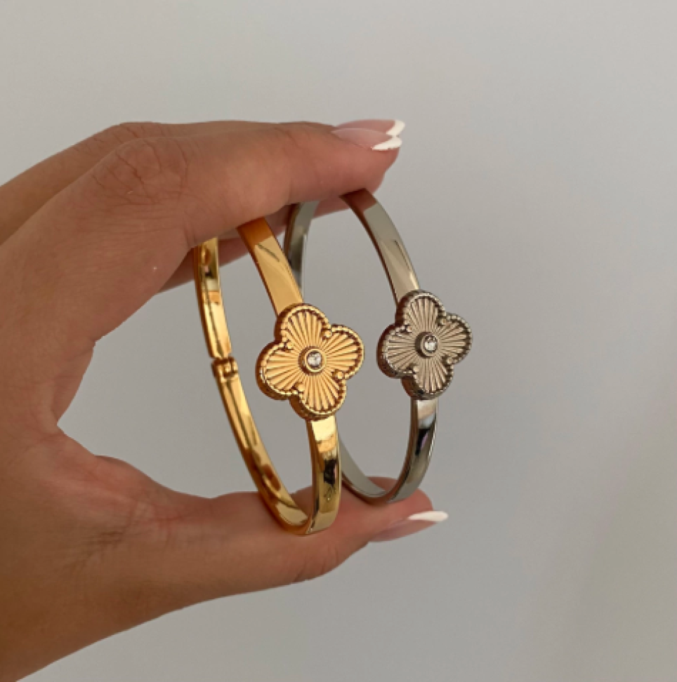 Bracelete Trevo Liso