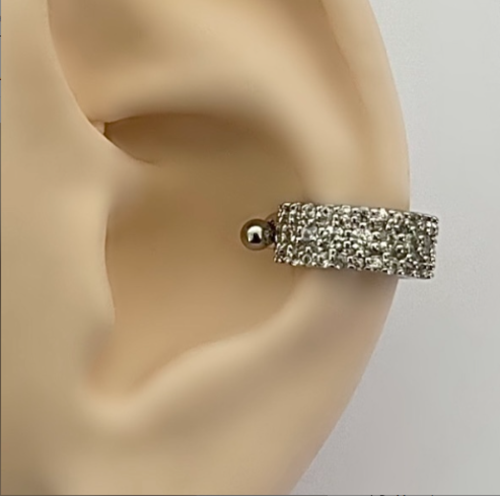 Piercing Conch Maxi Cravejado