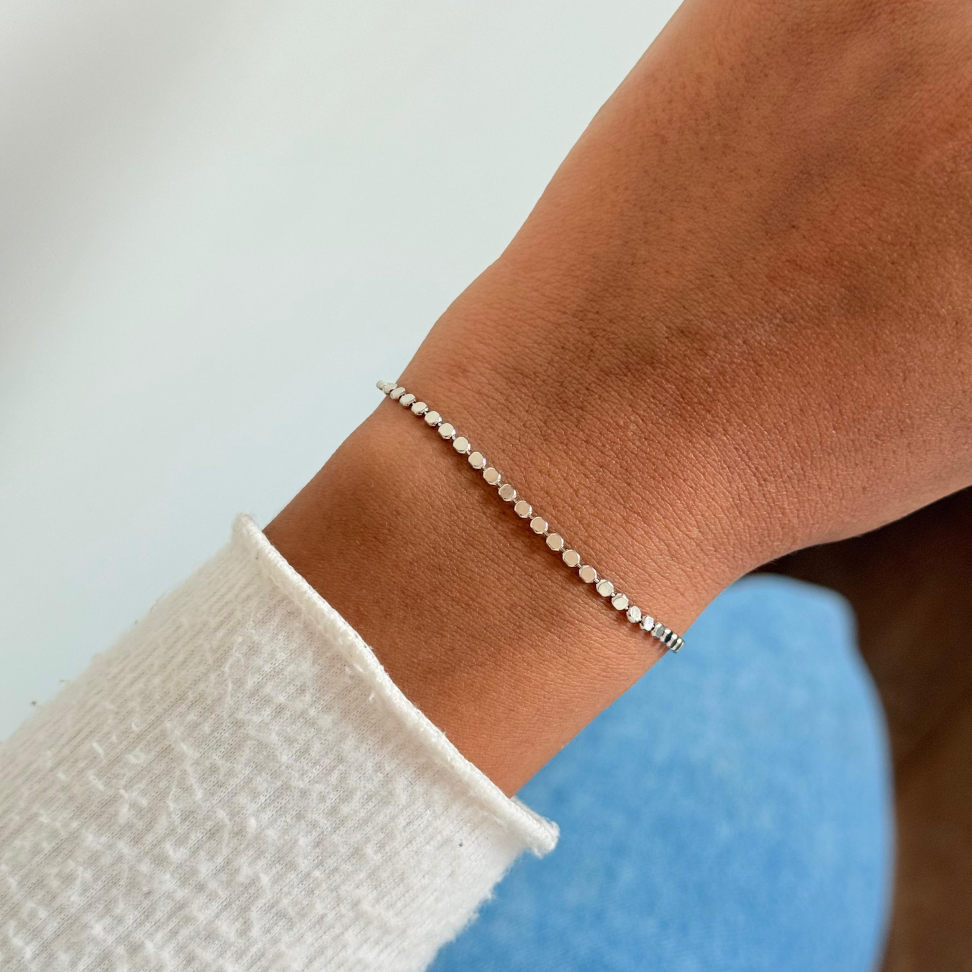 Pulseira Bolinhas Diamantadas