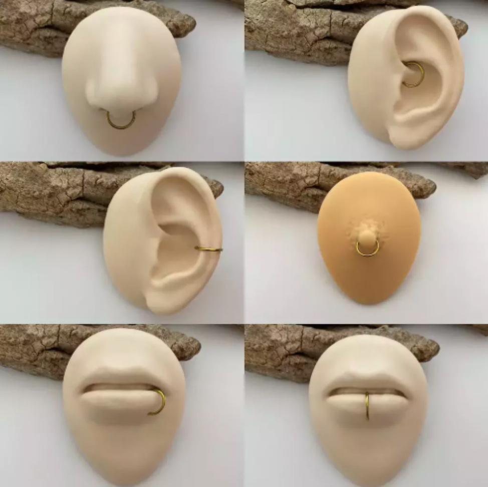 Piercing Argola Segmentada Lisa 10x1.2mm - #3