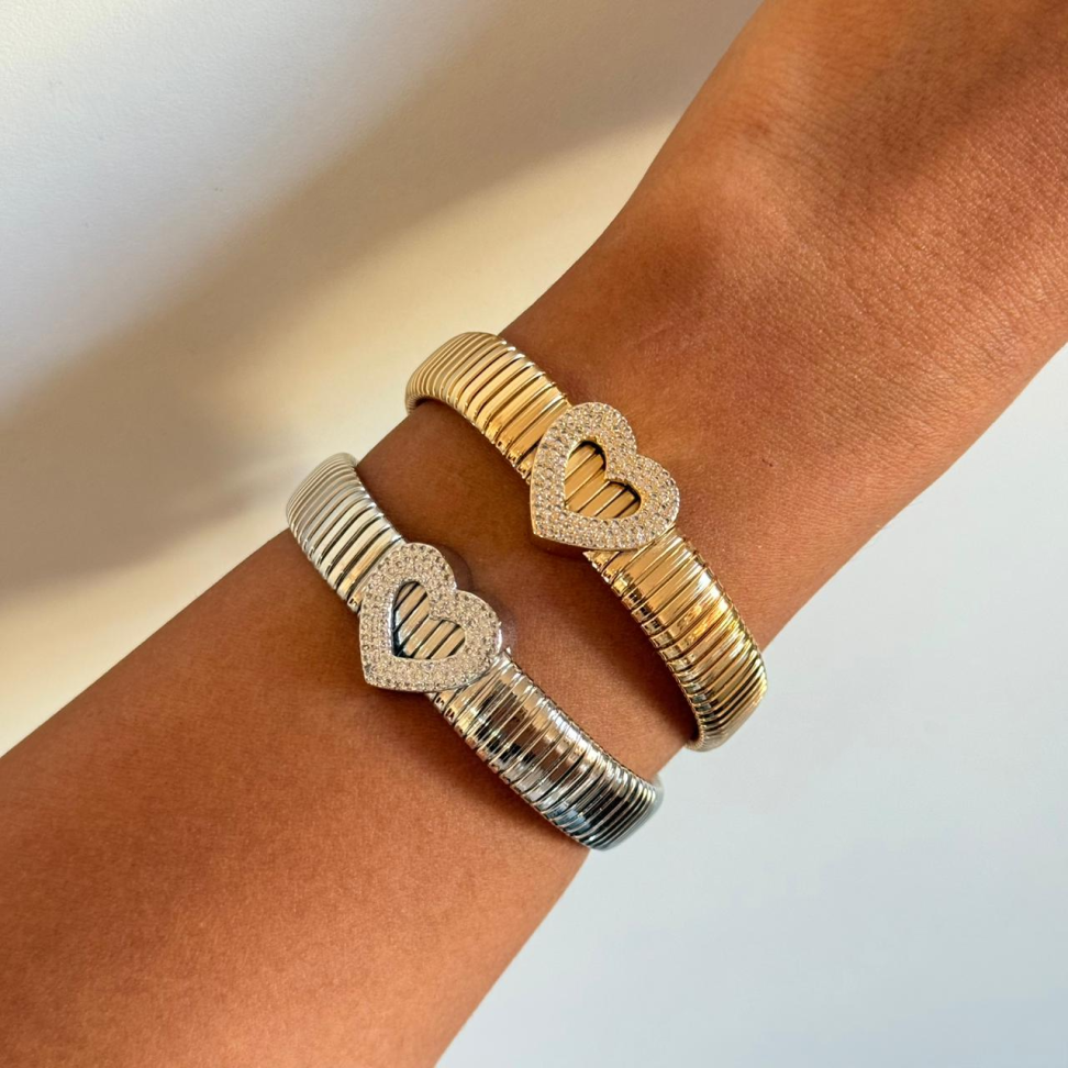 Pulseira Maleável Coração