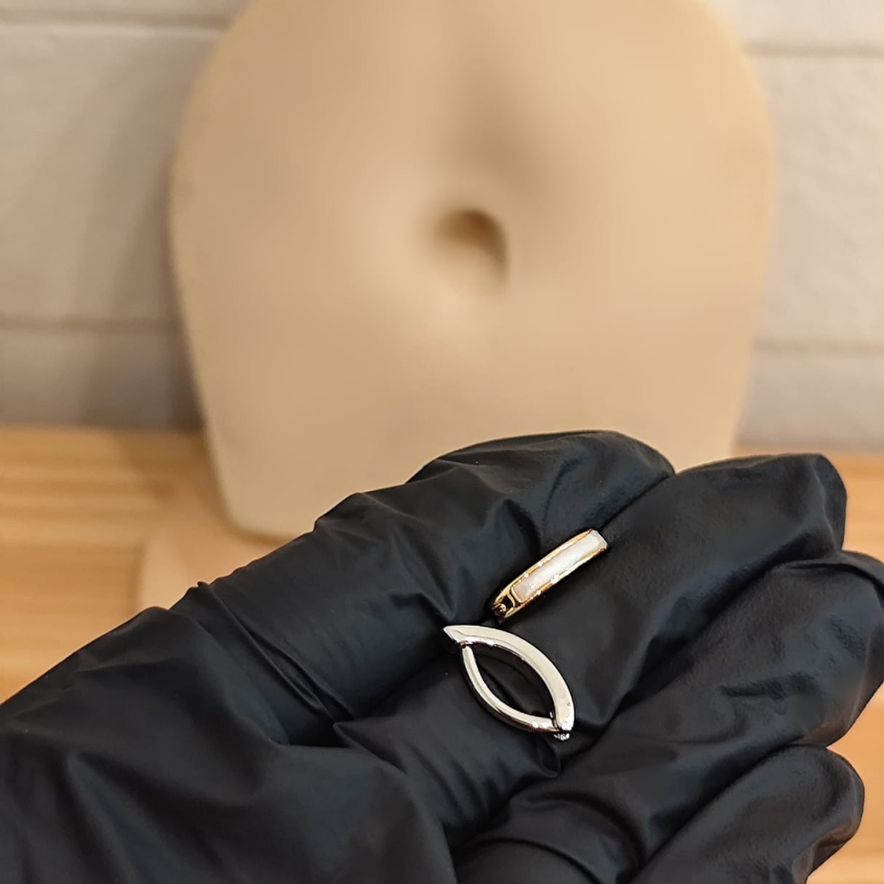 Piercing Umbigo Argola D Perolada