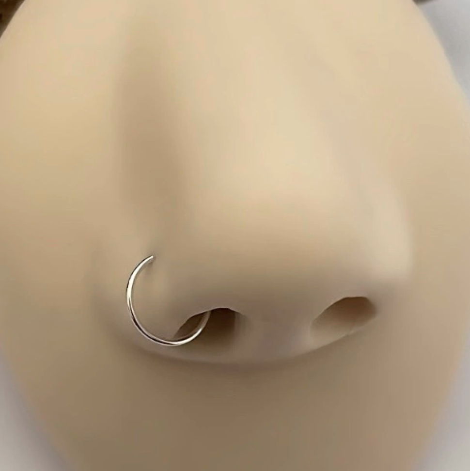 Piercing Nostril Argola Lisa | Prata 925