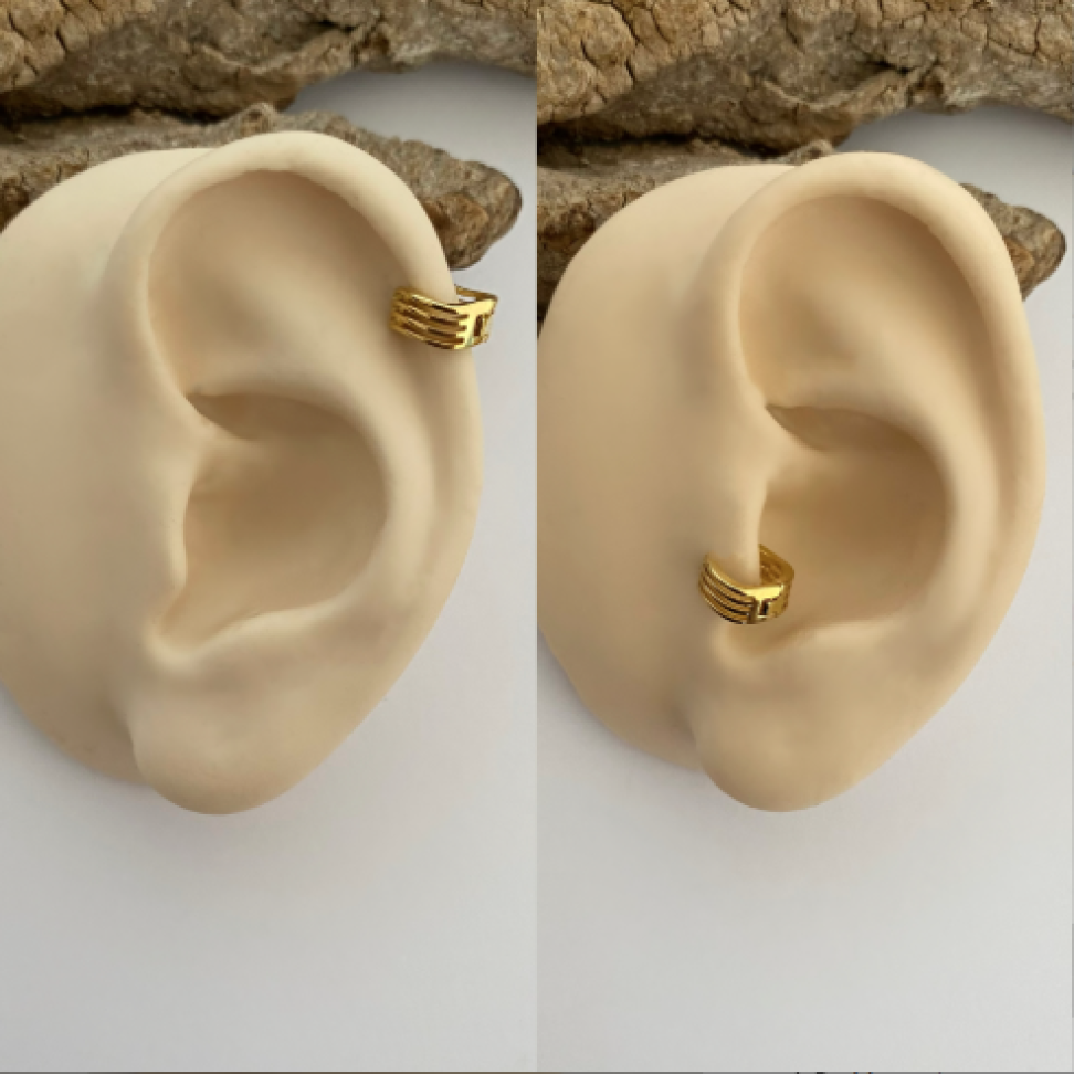 Piercing Argola Click Waves