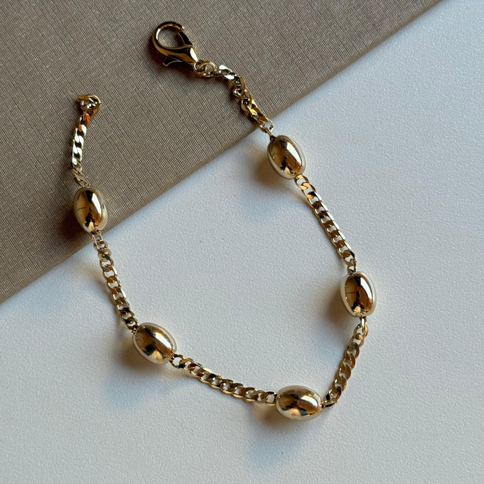 Pulseira Ovais Maciços