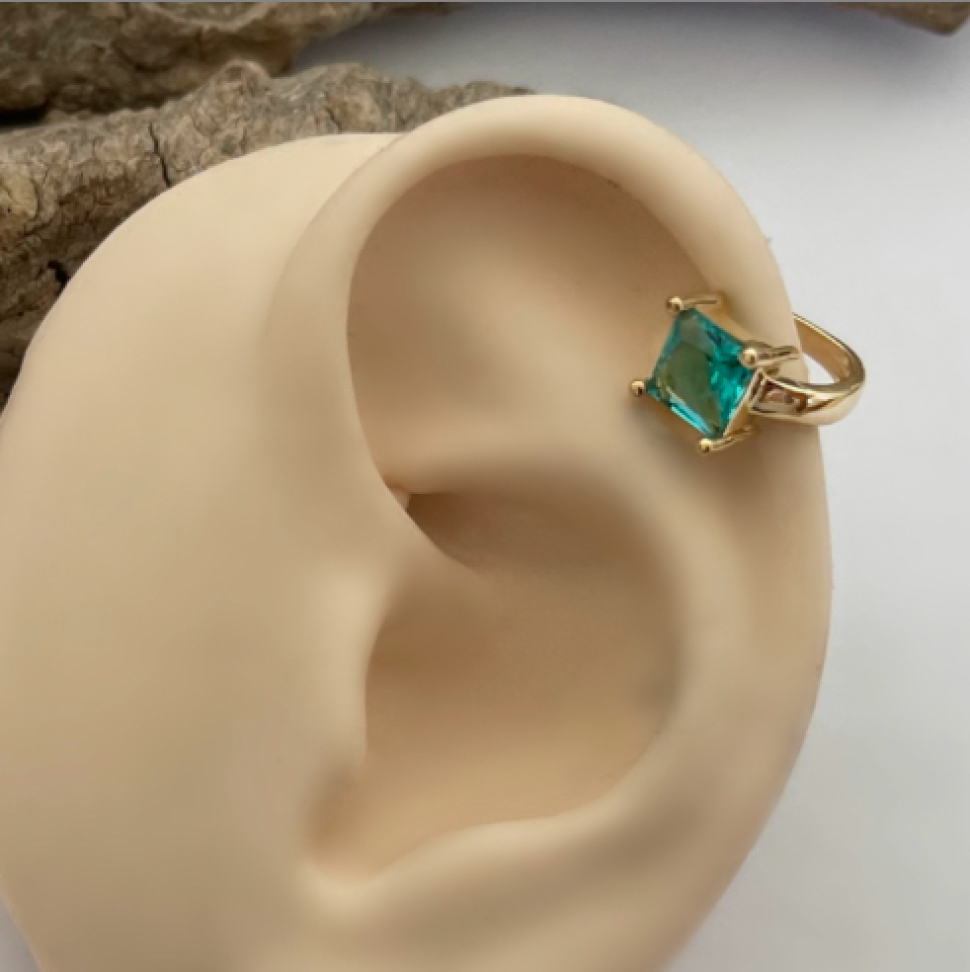 Piercing Fake Square Turmalina