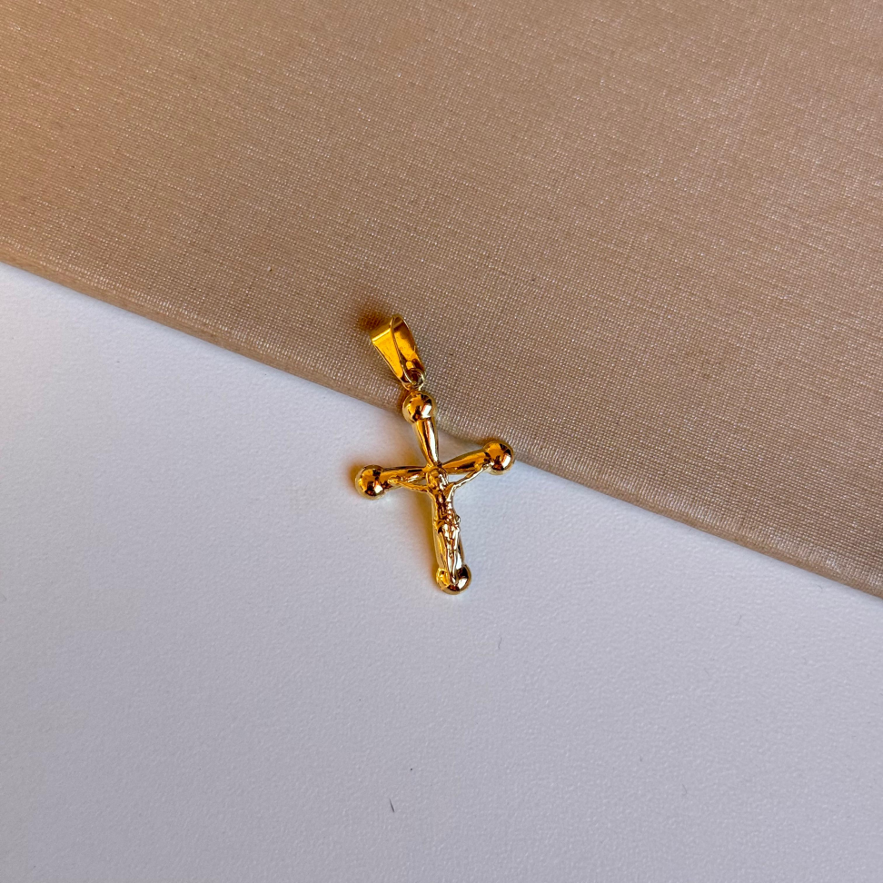 Pingente Cruz Jesus Petit