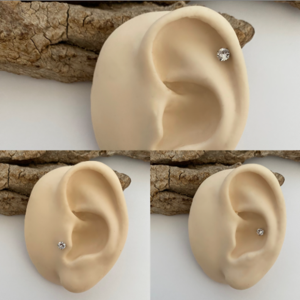 Piercing Ponto de Luz 8x1.2 | 4mm