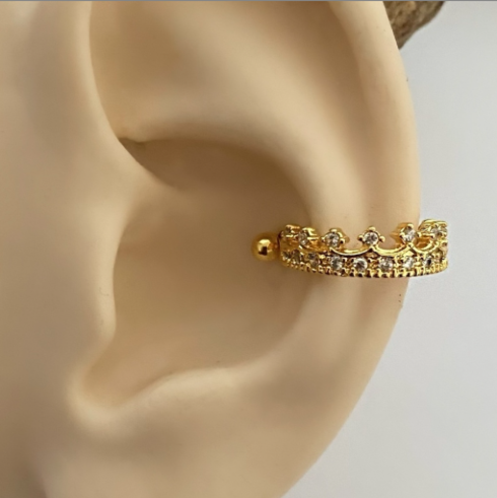 Piercing Conch Coroa Zircônias