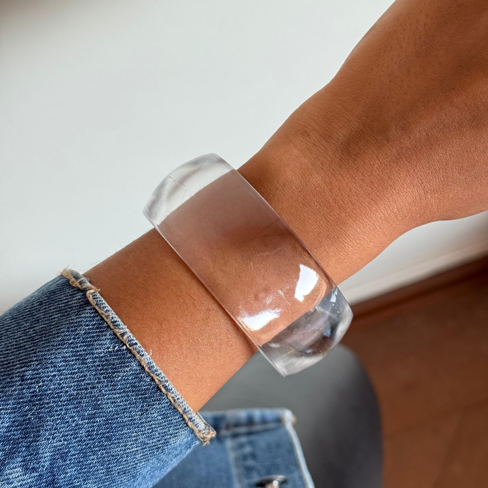 Bracelete Maxi Acrílico