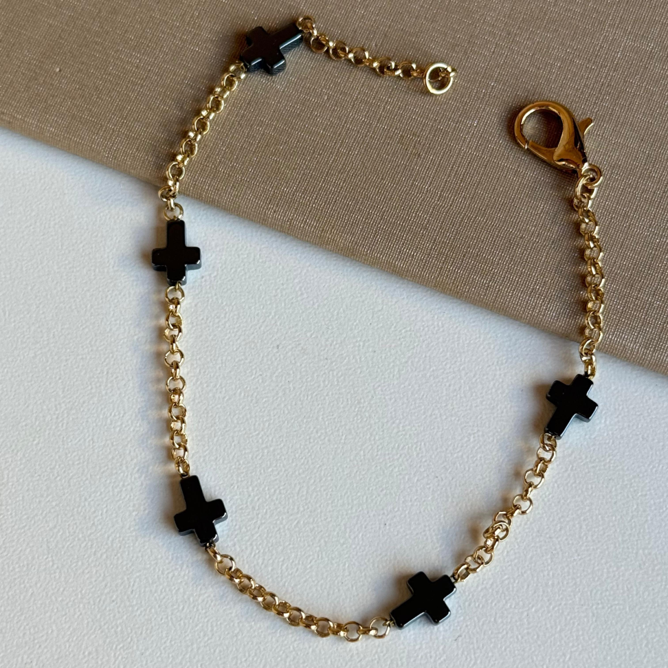 Pulseira Elo Português Cruz