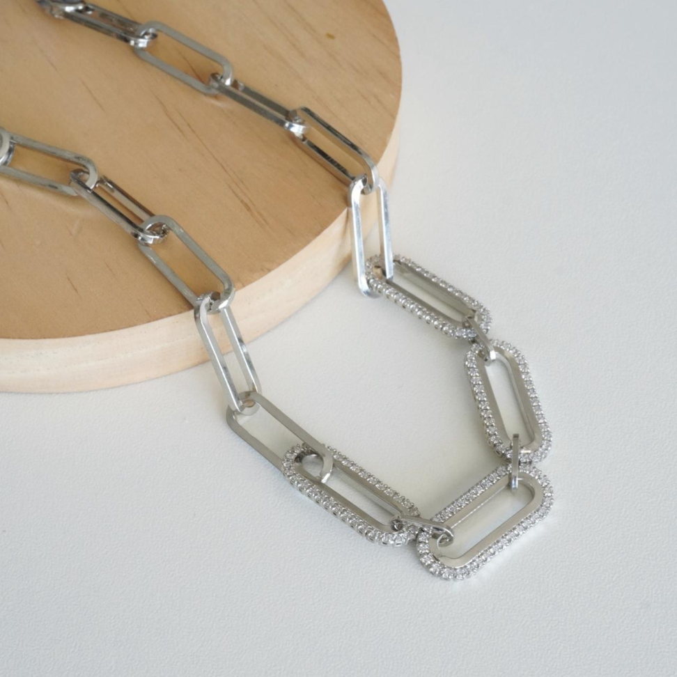 Colar Elo Cartier Zircônias - #4