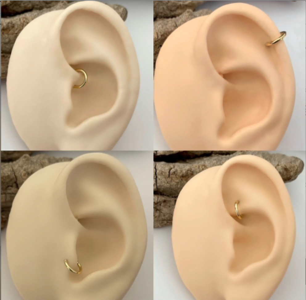 Piercing Argola Segmentada Lisa 6x1.2mm - #3