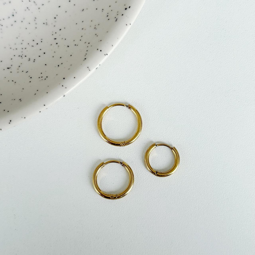 Brinco Trio Argola | Aço Inox - #3