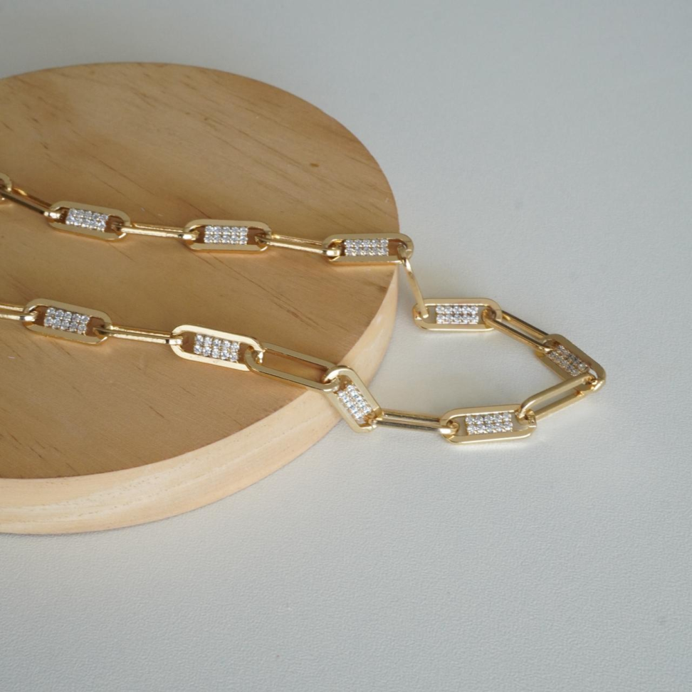 Colar Elo Cartier Zircônia - #3
