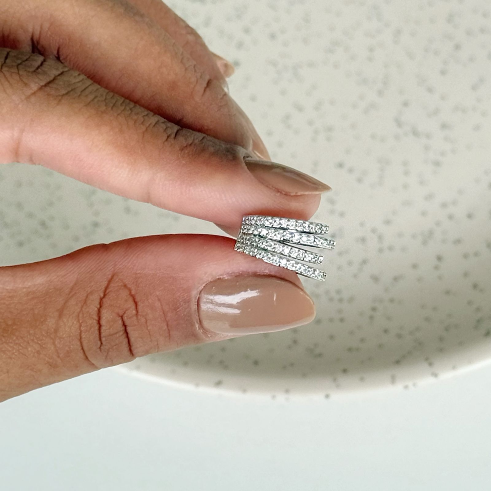 Piercing Fake Multi Zircônias - #4