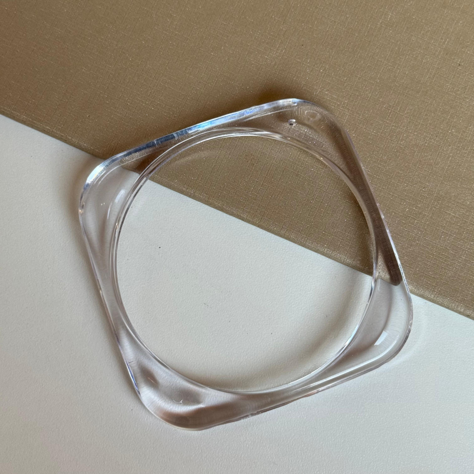 Bracelete Square Slim Acrílico