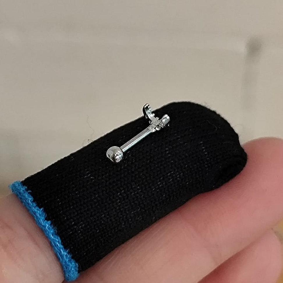Piercing Meia Lua Zircônias