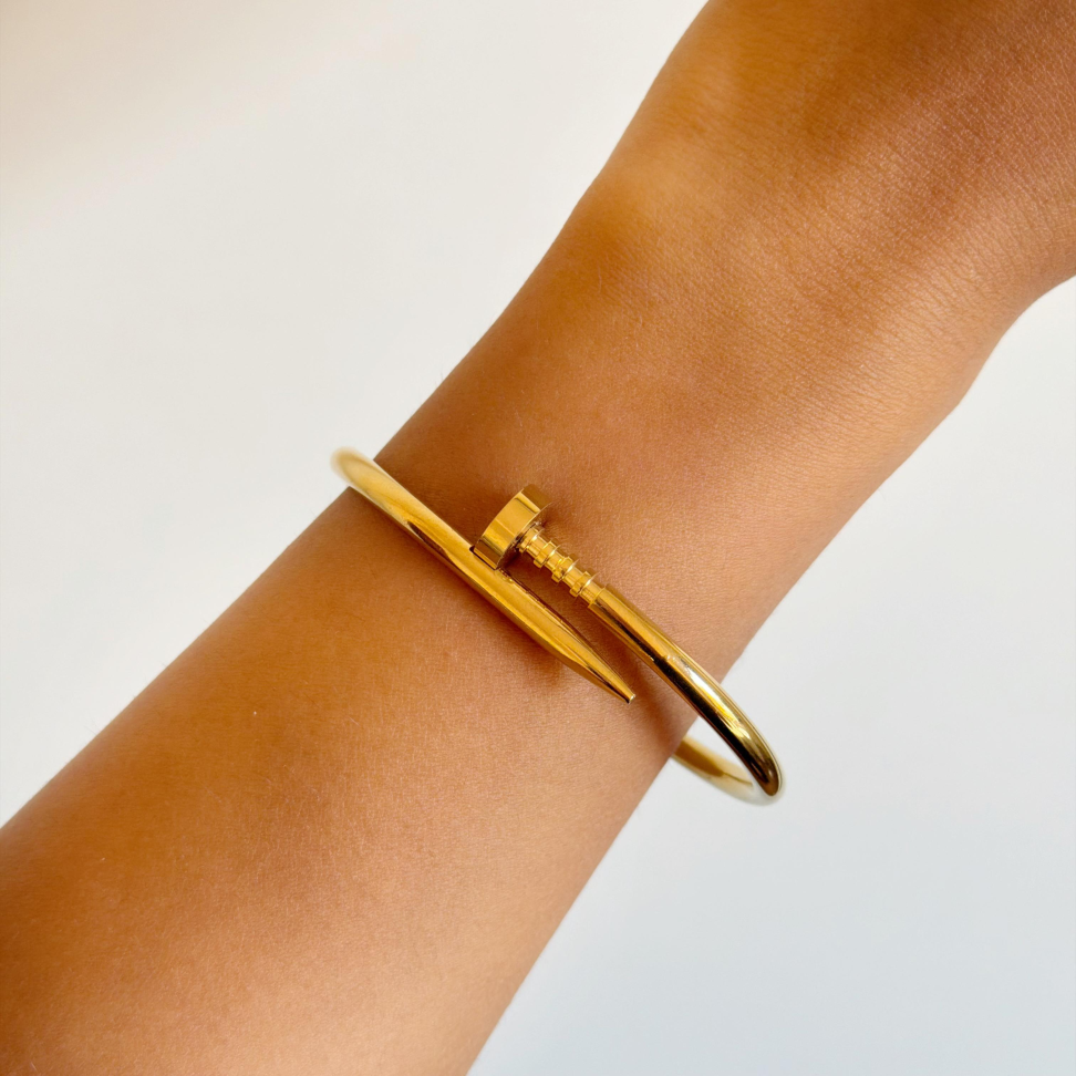 Bracelete Inspiração Prego | Aço Inox