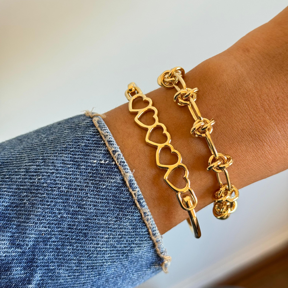 Bracelete Multi Corações