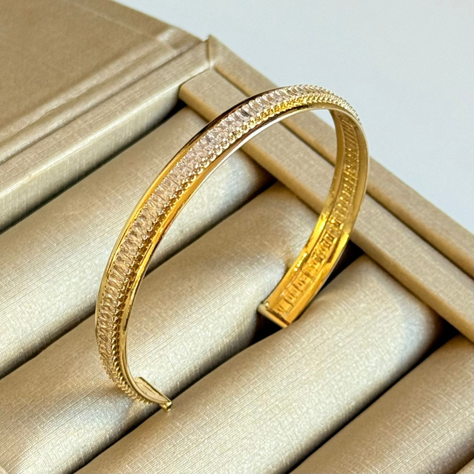 Bracelete Riviera Baguete Cristal - #3