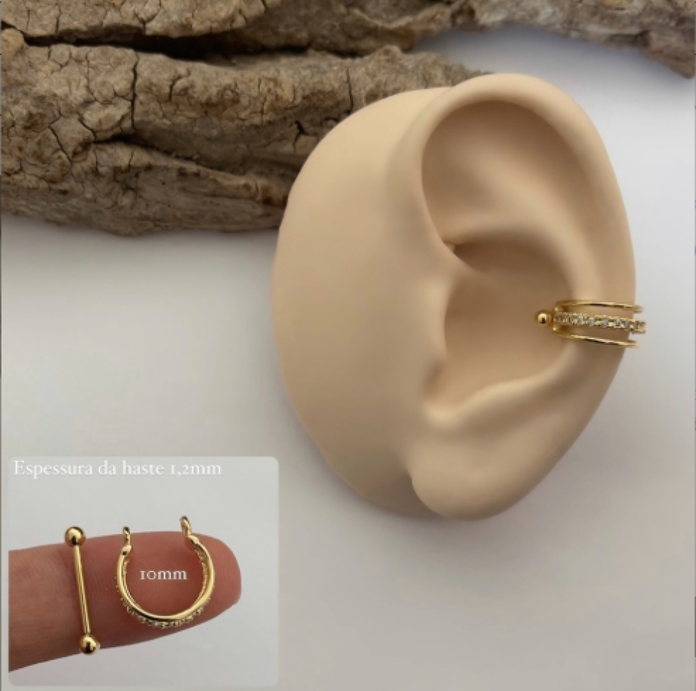 Piercing Conch Triplo - #3