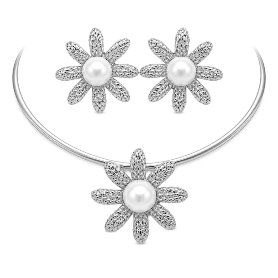 Conjunto Aro Flor Orgânica Maxi