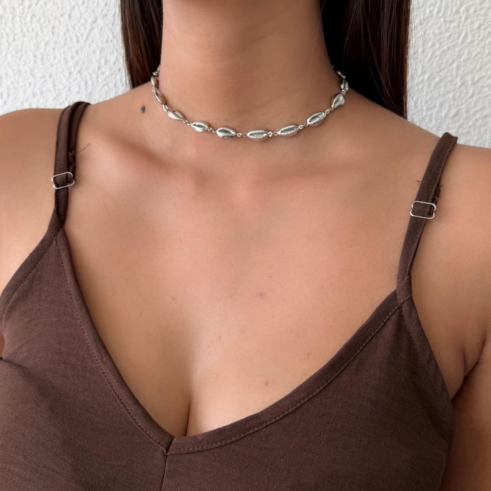 Colar Choker Búzios
